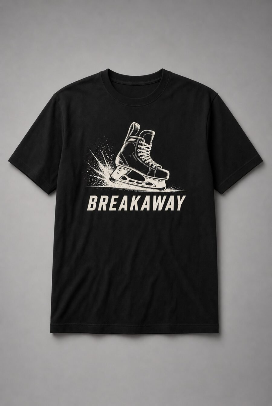 Breakaway Hockey Skate Unisex T-Shirt - Black