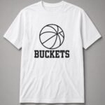 Buckets Basketball Unisex T-Shirt - White
