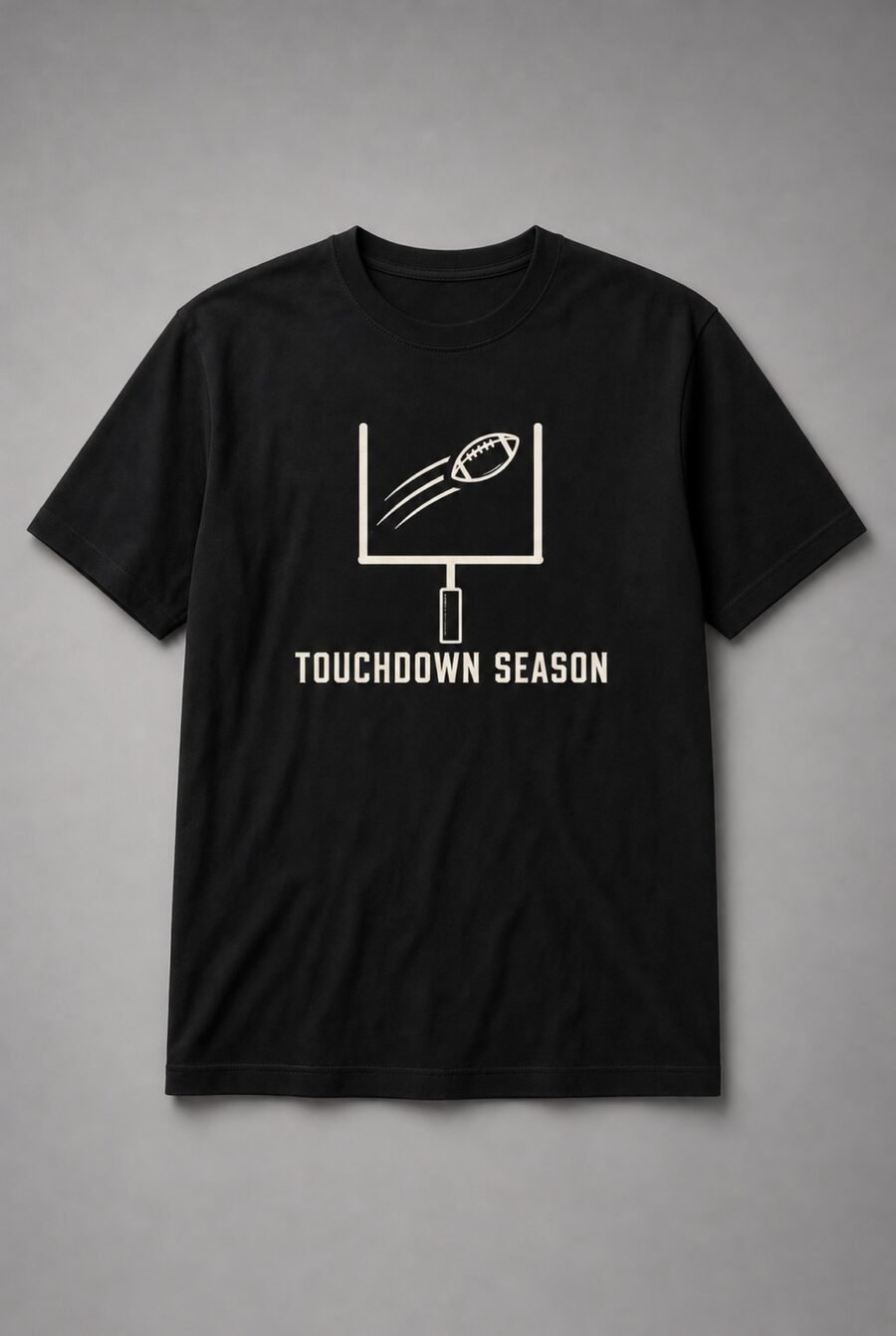 Touchdown Season Goalpost Unisex T-Shirt - Black